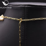 Xlentag Natural Pearl Cloisonne Style Necklace Female Gift Necklace Chain