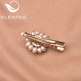 Pearl Sun Flower Hairpin - Woman Birthday Gift
