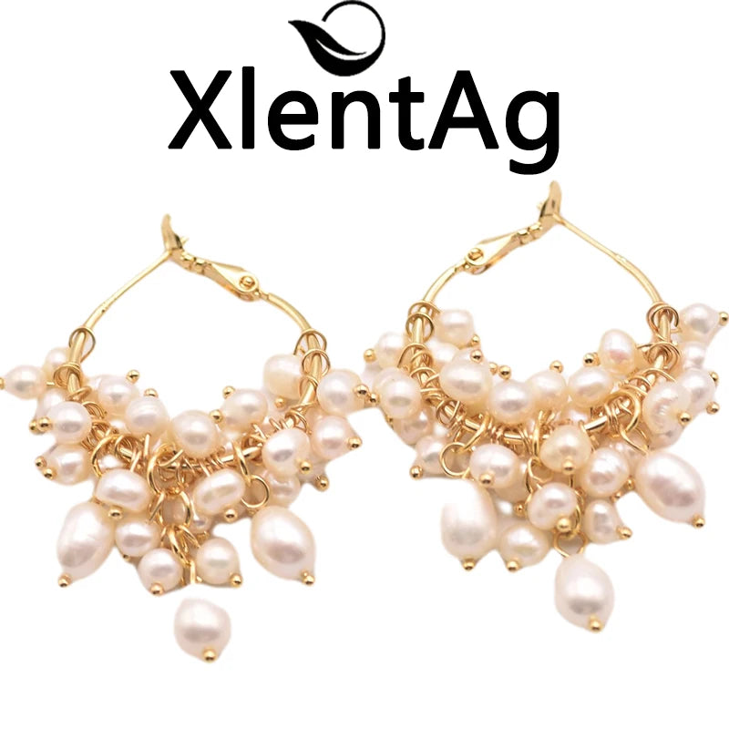 Freshwater Pearl Earrings Wedding Party Jewelry