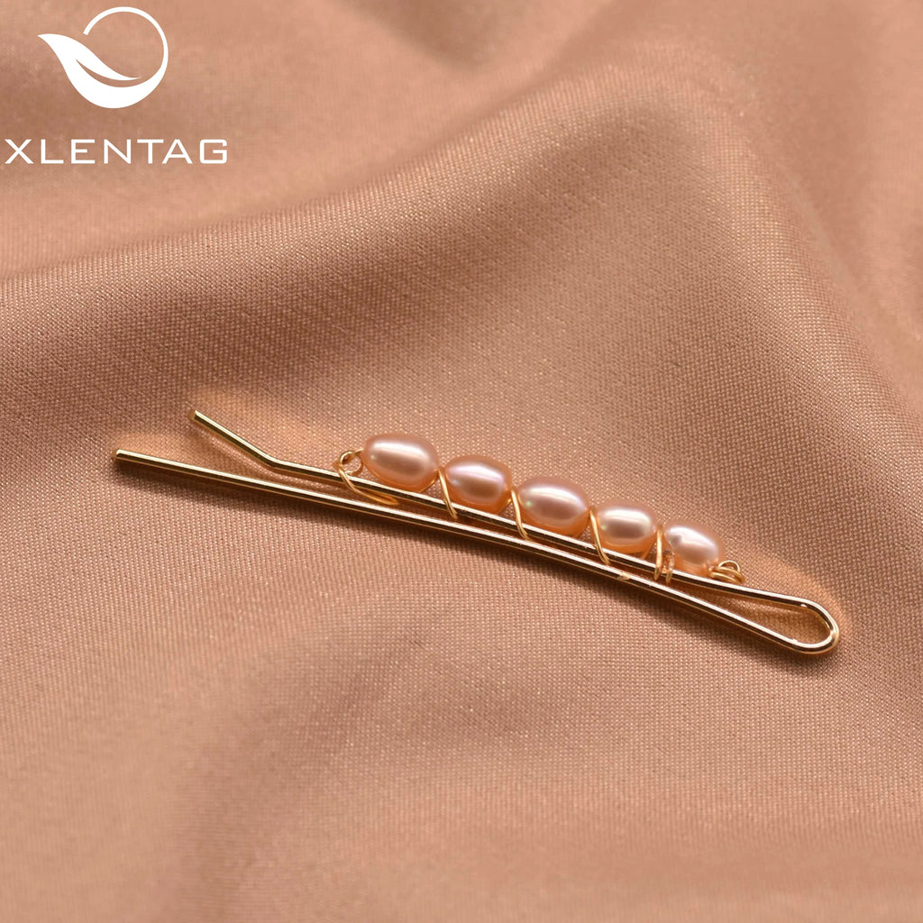 Freshwater Purple Pearl Hairpin Stylish Gift Jewelry