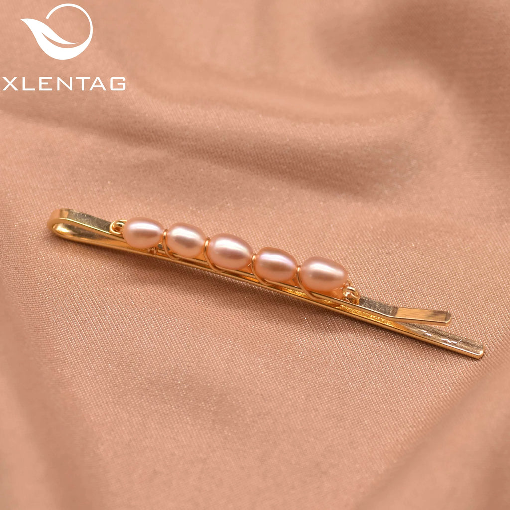 Freshwater Purple Pearl Hairpin Stylish Gift Jewelry