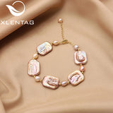 Vintage Tahitian Baroque Pearl Pendant Bracelet
