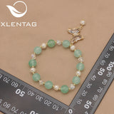 Green Zircon Butterfly Freshwater Pearl Bracelet