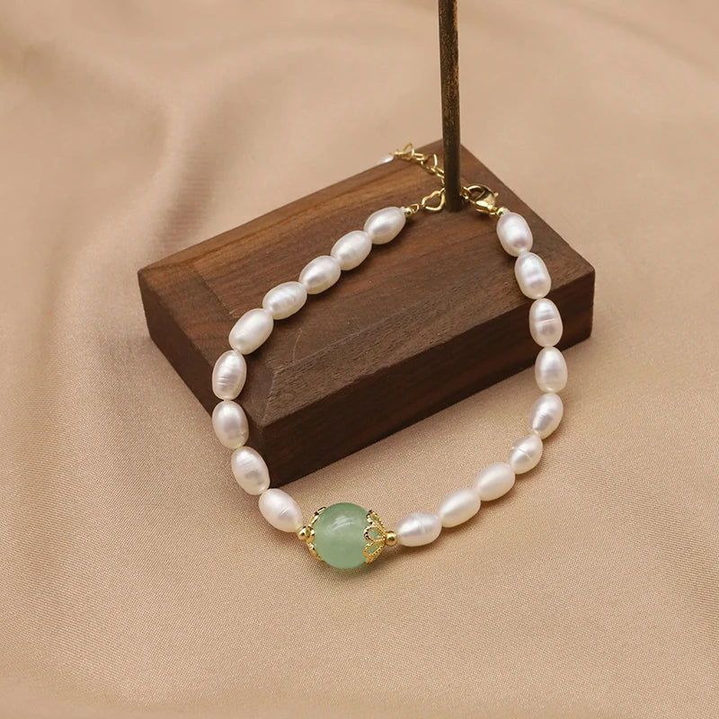 Xlentag Freshwater Pearls Women's Adjustable Bracelets Thanksgiving