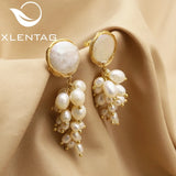 Natural Pearls Woman Stud Earrings Fine Jewelry Anniversary