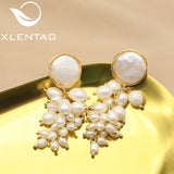 Natural Pearls Woman Stud Earrings Fine Jewelry Anniversary