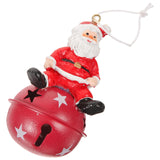 Xmas Bell Pendants Ornaments Decor Metal Tree Decors