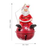 Xmas Bell Pendants Ornaments Decor Metal Tree Decors