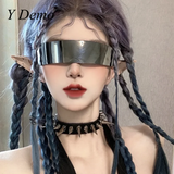 Punk Rivets Women's Choker Adjustable Rock Cow Leather Buckle Necklace
