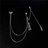 Retro Stars Chain Brooch Punk Band Singer Show Accessories