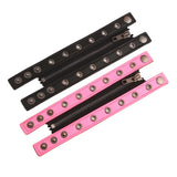 Steampunk Leather Bracelet Punk Rivets Zipper Rock Hand Accessory