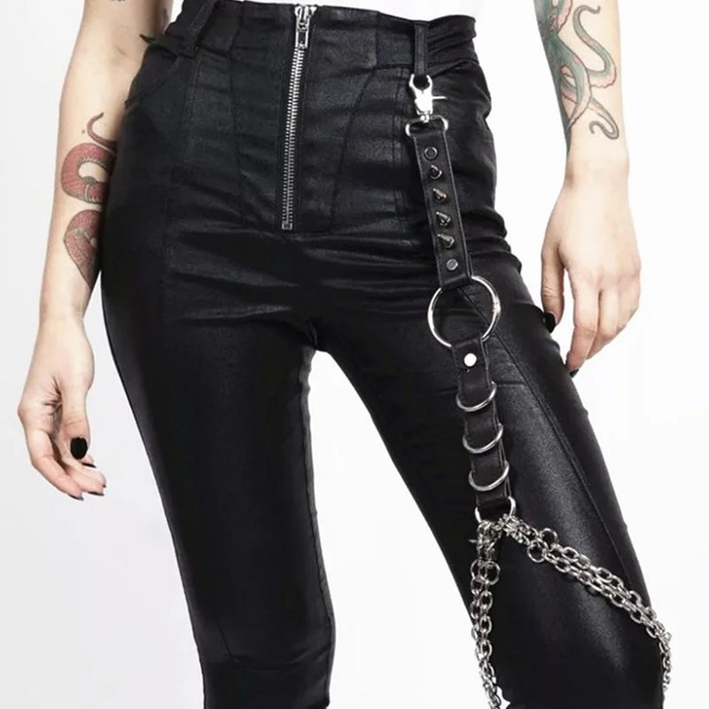 Techwear Punk Leg Ring Garters Chains Belt Women Streetwear