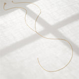 Y Necklace 14K Filled Choker Pearl Pendants Boho Long Necklace