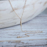 Y Necklace Long Bead Necklace Jewelry Choker s925 Silver Filled Pendants Collar