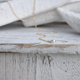 Y Necklace Pearl Necklace 925 Silver Filled Pendant Collier Femme