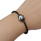 Natural Spinel Cultured Pearl Crystal Bracelet