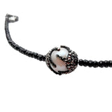 Natural Spinel Cultured Pearl Crystal Bracelet
