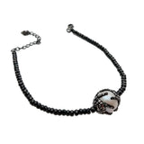 Natural Spinel Cultured Pearl Crystal Bracelet