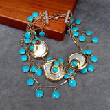Y.YING Pearl Enamel Charm Chain Bracelet