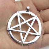 Vintage Jewelry Faith Star Pentagram Dangle Charms Pendant