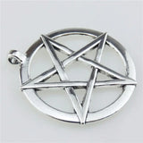 Vintage Jewelry Faith Star Pentagram Dangle Charms Pendant