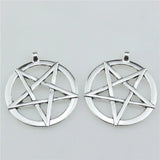 Vintage Jewelry Faith Star Pentagram Dangle Charms Pendant