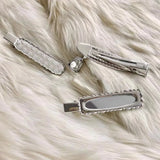 Y2K Metal Hairpin Charm Crystal Water Drop Pendant Hairwear Jewelry