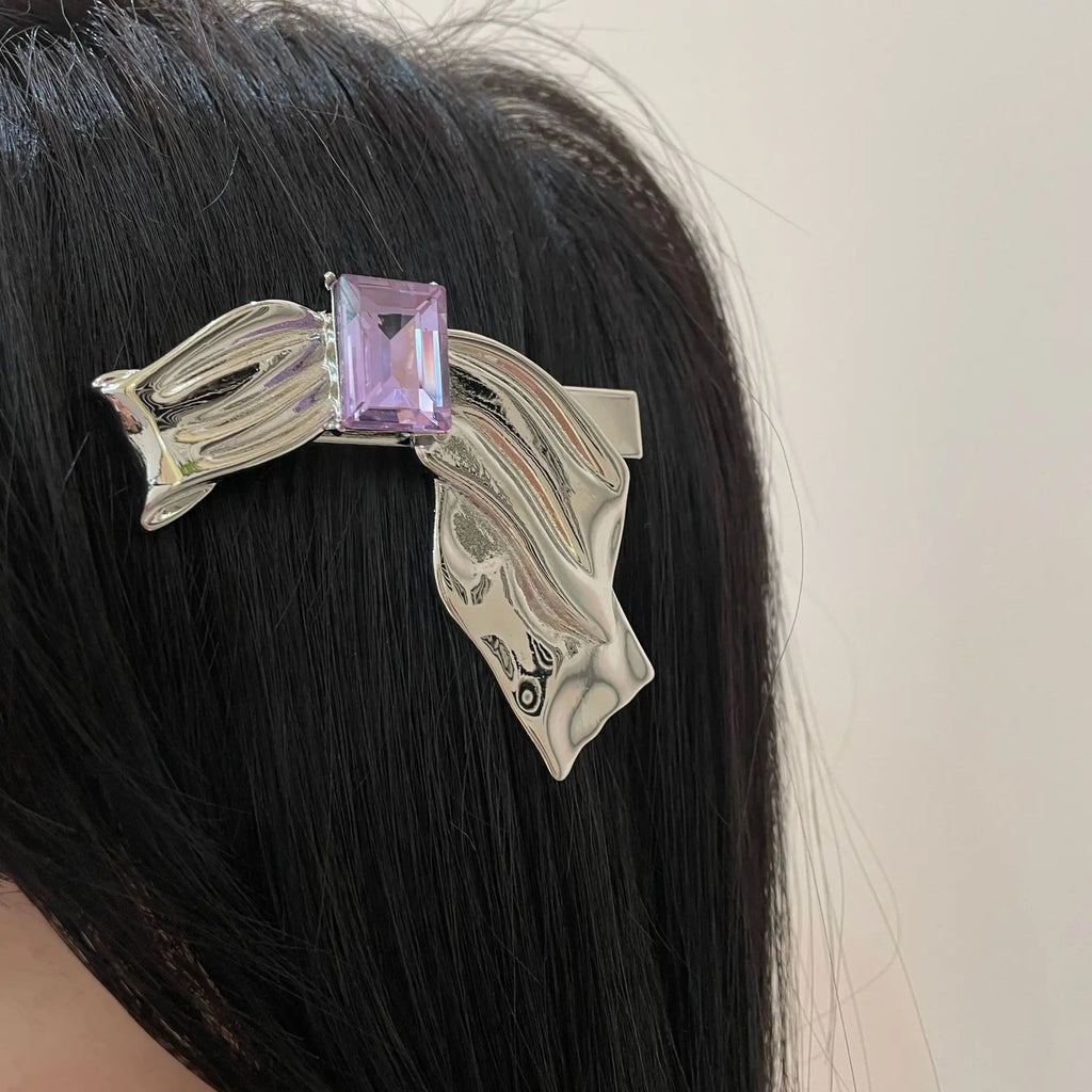 Vintage Metal Bowknot Hairpin Aesthetics