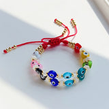 Y2K Evil Eye Beaded Bracelet for Women Gift Jewelry Lucky Femme