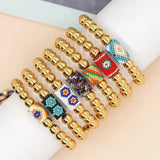 Y2K Bohemia Charm Bracelet Waterproof Beaded Summer Rope Chain Bangle for Women