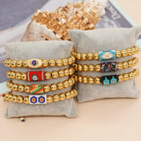 Y2K Bohemia Charm Bracelet Waterproof Beaded Summer Rope Chain Bangle for Women
