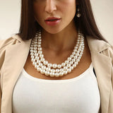 Y2K Pearl Jewelry Set for Women