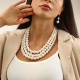 Y2K Pearl Jewelry Set for Women