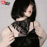 Y2K Gothic Lolita Cross Choker Necklace