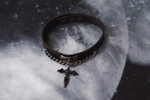 Y2K Halloween Gothic Lolita Cross Choker Necklace