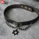 Y2K Halloween Gothic Lolita Cross Choker Necklace