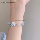 Y2K Bracelets Beaded Charm Hand Jewelry for Women