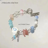 Y2K Bracelets Beaded Charm Hand Jewelry for Women