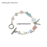 Y2K Bracelets Beaded Charm Hand Jewelry for Women