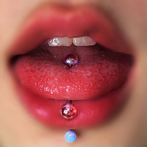 Y2K Acrylic Harajuku Tongue Ring Vintage Egirl Accessory