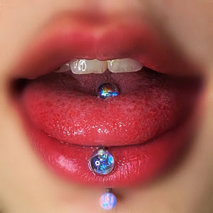 Y2K Acrylic Harajuku Tongue Ring Vintage Egirl Accessory