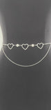 Y2K Flower Heart Waist Chain Vintage Rhinestone Sexy Body Accessories 90s