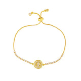 Y2K Puppy Charm Knot Rope Bracelet Love Heart Bangle