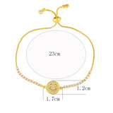 Y2K Puppy Charm Knot Rope Bracelet Love Heart Bangle