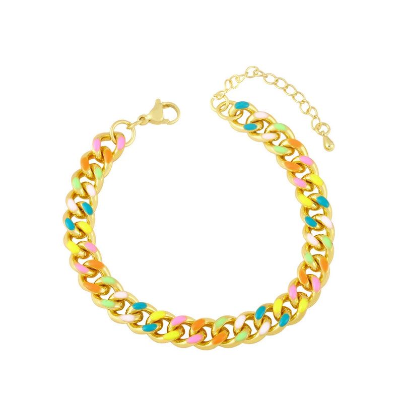 Y2K Puppy Charm Knot Rope Bracelet Love Heart Bangle
