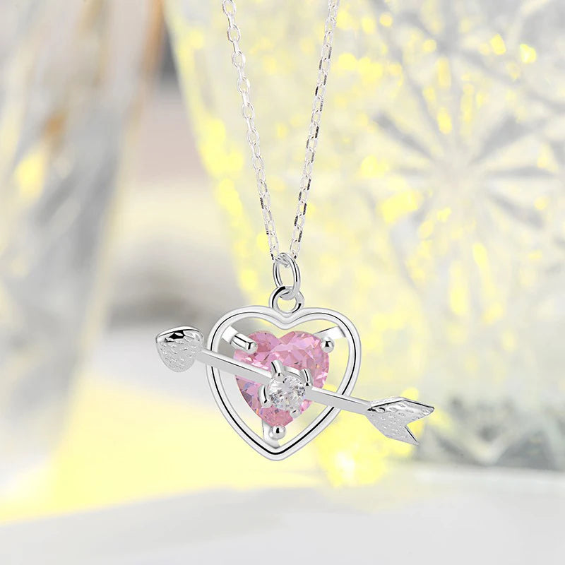 Y2K Heart Pendant Necklace for Women