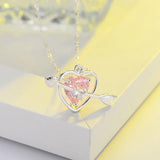 Y2K Heart Pendant Necklace for Women