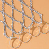 Trendyol Rhinestone Cross Finger Hand Accessories