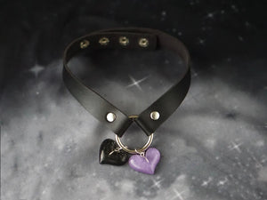 Y2K Women Girls Punk Heart Choker Necklace Harajuku Gothic Lolita Female
