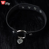 Y2K Goth Love Cross Choker Necklace